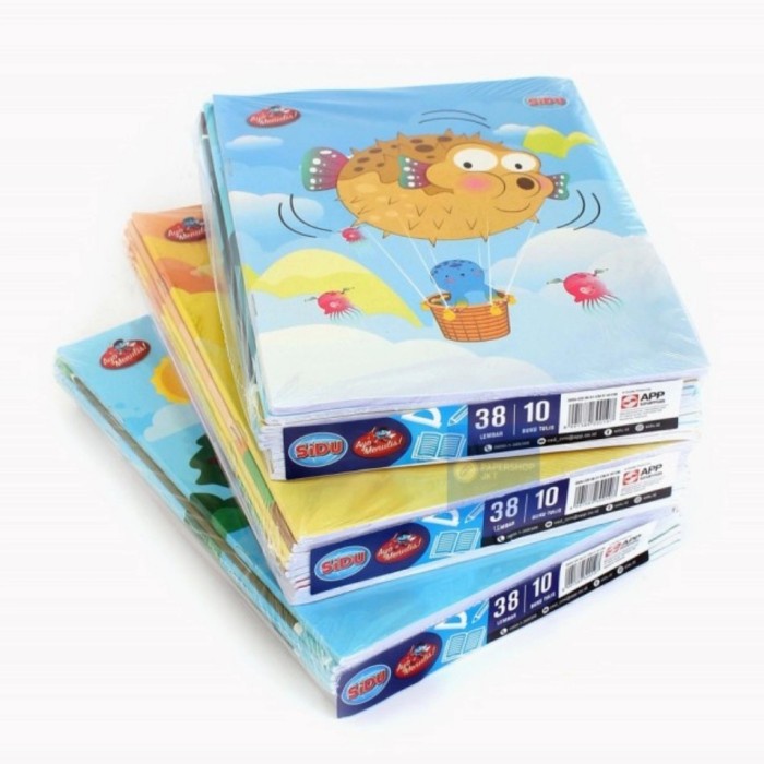 

Buruan Buku Tulis Sidu 38 Lembar (Isi 10 Pcs) 16*21Cm Terlaris