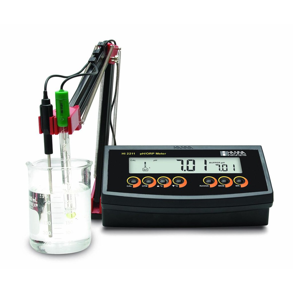 Benchtop pH/mV Meter with 0.01 Resolution Hanna HI2211 HI 2211