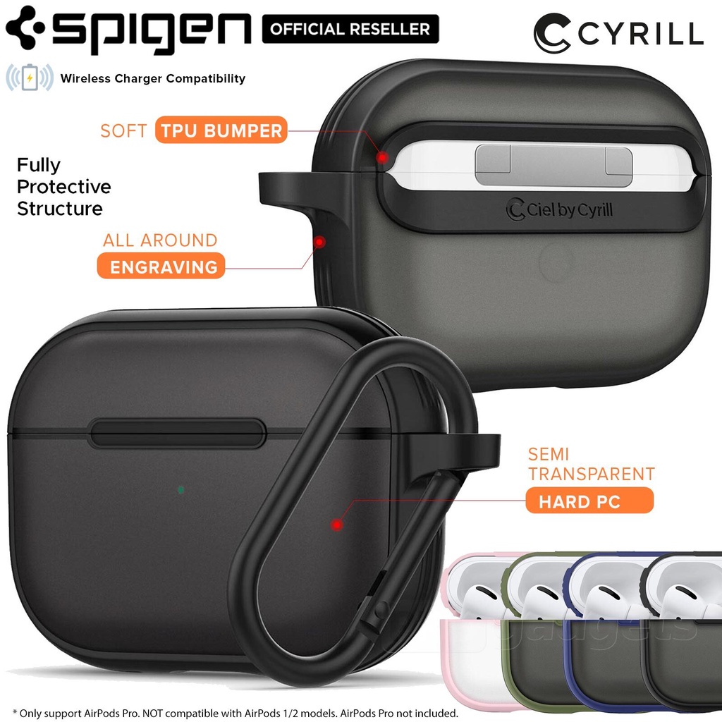 Cyrill Color Brick Case for AirPods Pro – Baby Pink / Black / Navy
