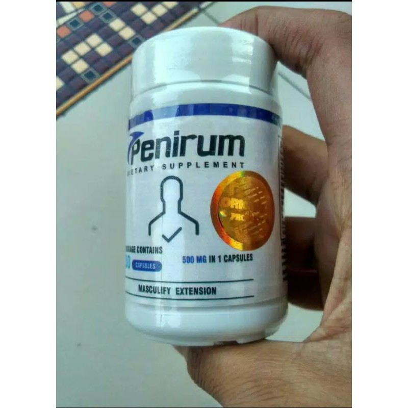 PENIRUM ORIGENAL SUPPLMENT ORIGINAL OBAT HERBAL ALAMI 30 TABLET 500MG