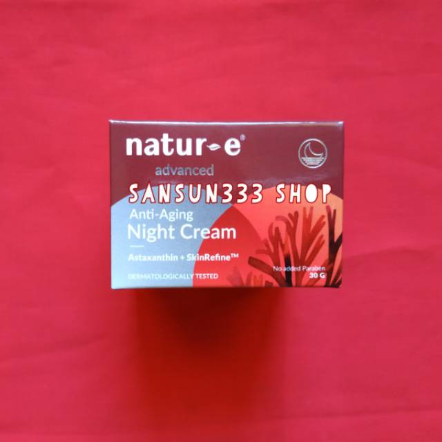 Natur-E Advanced Anti-Aging Night Cream | Krim Malam Natur-E 30gram