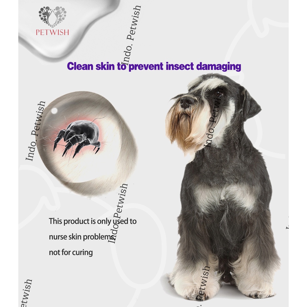 Petwish Shampoo Anjing 500ML - Schnauzer - Dog Shampoo