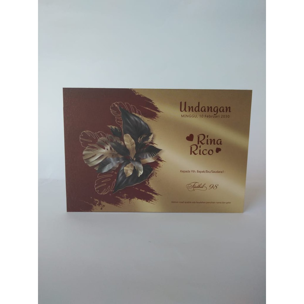 Blangko Undangan Fadhil 98 (isi 100 br)