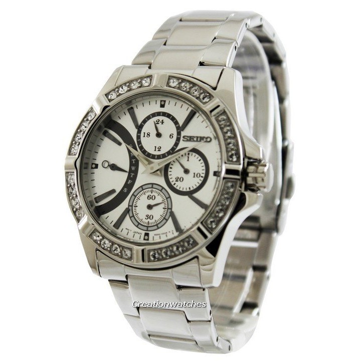 Seiko Lord Ladies SRLZ87P1 Quartz 32 Swarovsky Jam Tangan Wanita Original SRLZ87