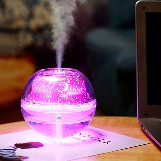 Humidifier LED Night Projection Lamp Air Aromatherapy 500ml