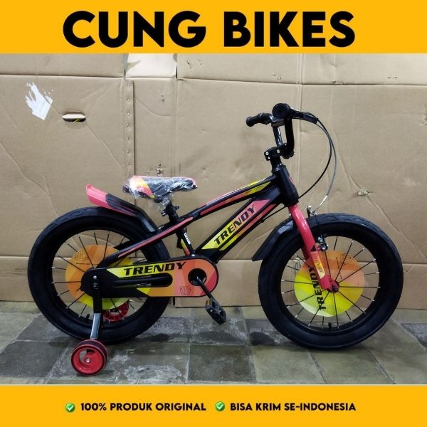 SEPEDA ANAK BMX TRENDY 18&quot; BAN 2.5 dan JUMBO 3.0