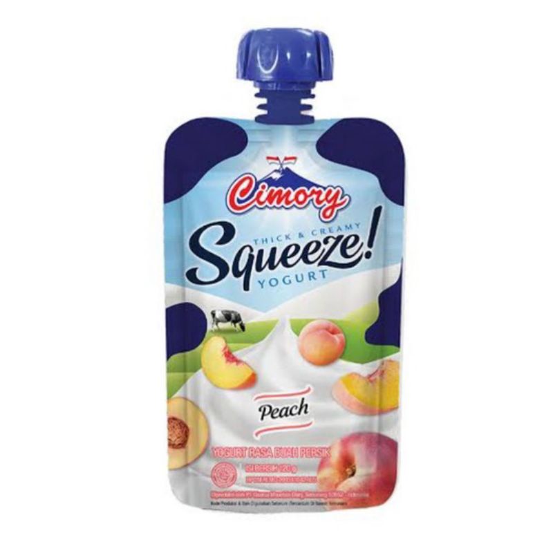 

Cimory Squeeze Yogurt 120 gr peach