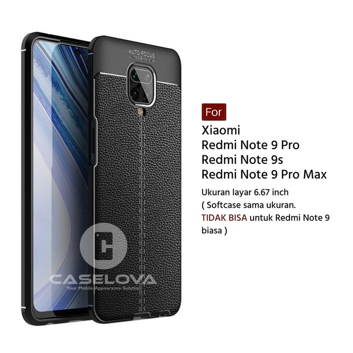 CASE XIAOMI REDMI NOTE 9 PRO - REDMI NOTE 9 LEATHER CASE KULIT JERUK