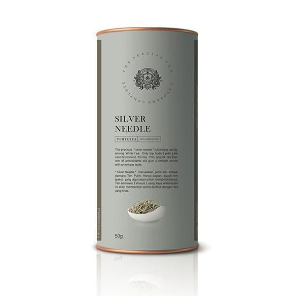 

[[BISA COD]] White Tea - Mulia Tea - Specialty Tea - Silver Needle (isi 50gr) SALE Kode 594