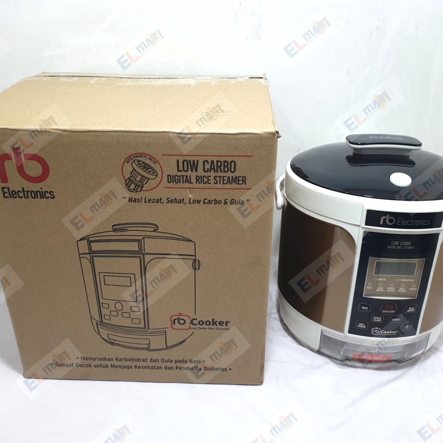 Rice Cooker Digital Low Carbo Steamer Multifungsi RB RCL04 RKL98