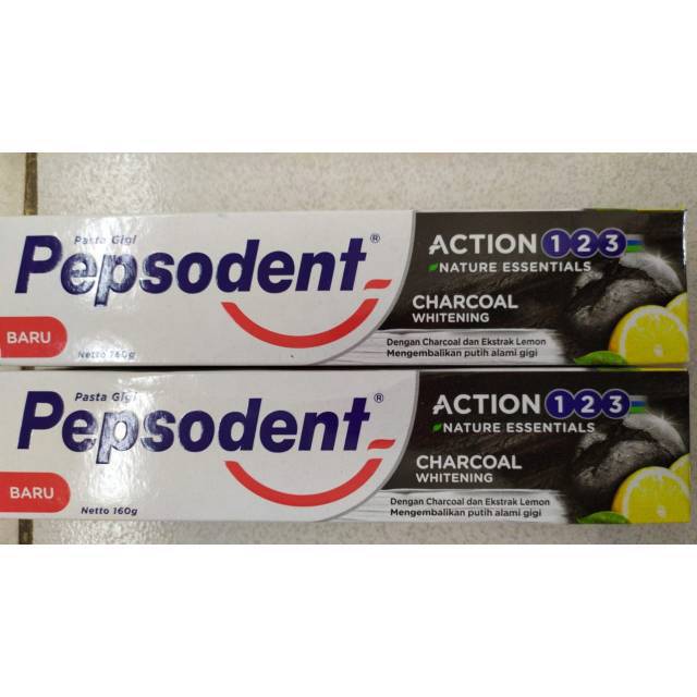 Pepsodent action 123 corcoal 160gr