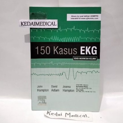 (ORIGINAL) BUKU 150 KASUS EKG EDISI INDONESIA TERBARU