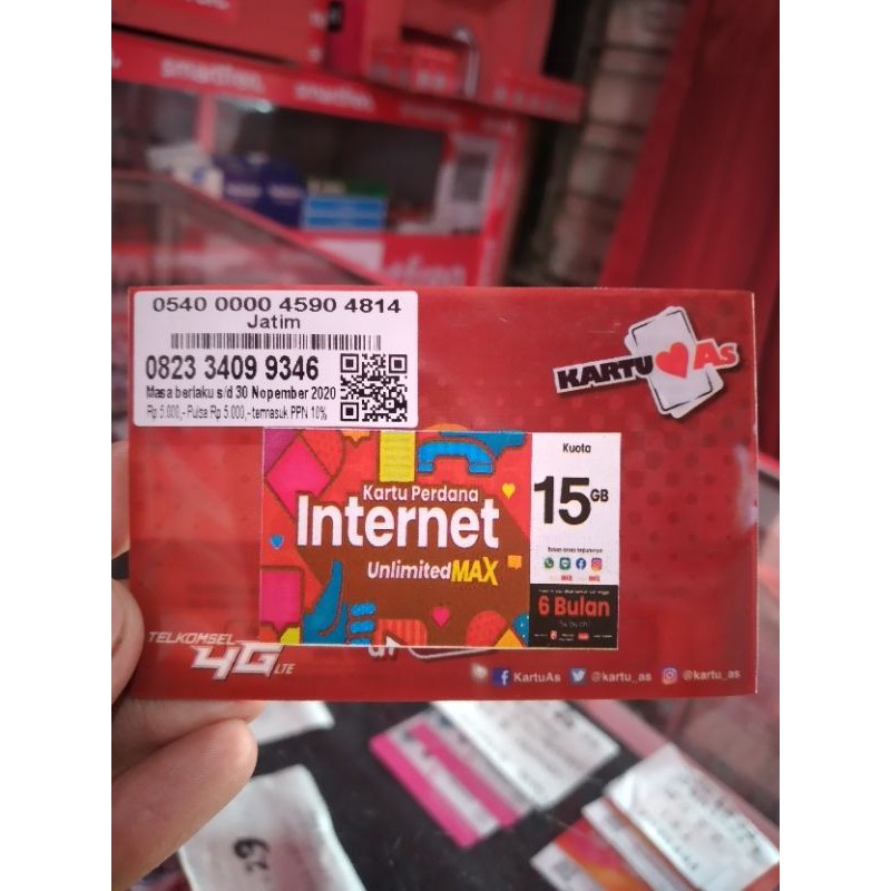 TELKOMSEL 15GB UnlimitedMAX