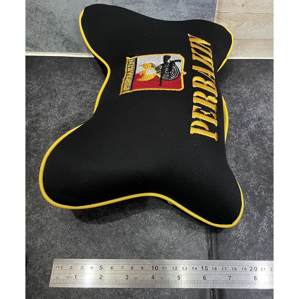 Bantal Mobil Perbakin Hitam - Bantal Mobil - Bantal Kepala Perbakin