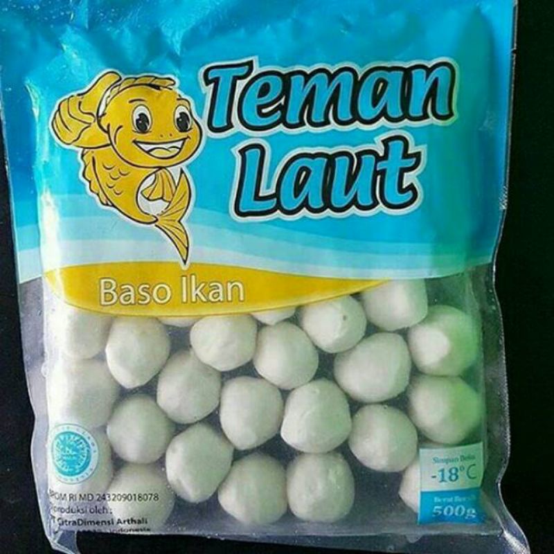 Jual Bakso Ikan Teman Laut 500g Shopee Indonesia