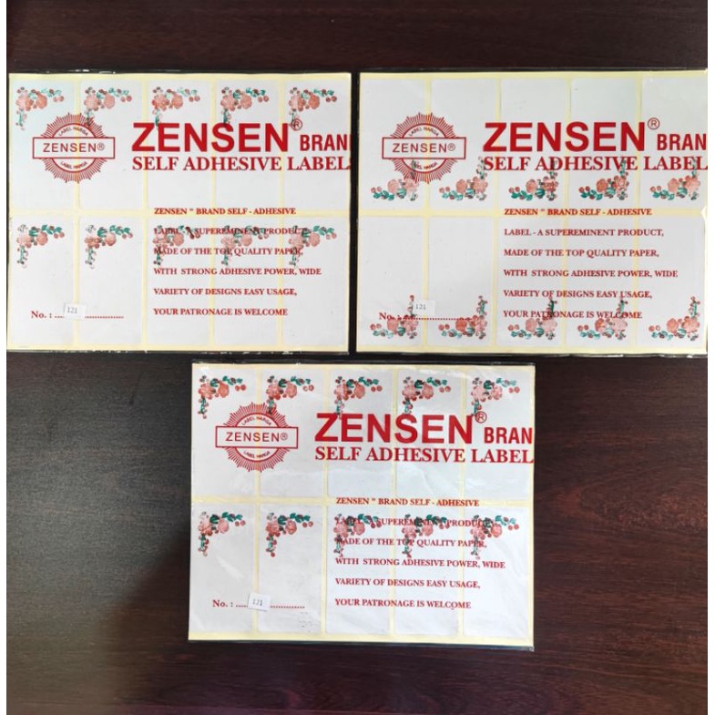 

Label 121 Bunga Sticker Undangan 38 x 76 MM