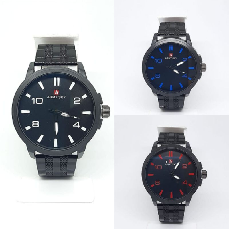 Jam Tangan Army Sky AR6 Karet Original