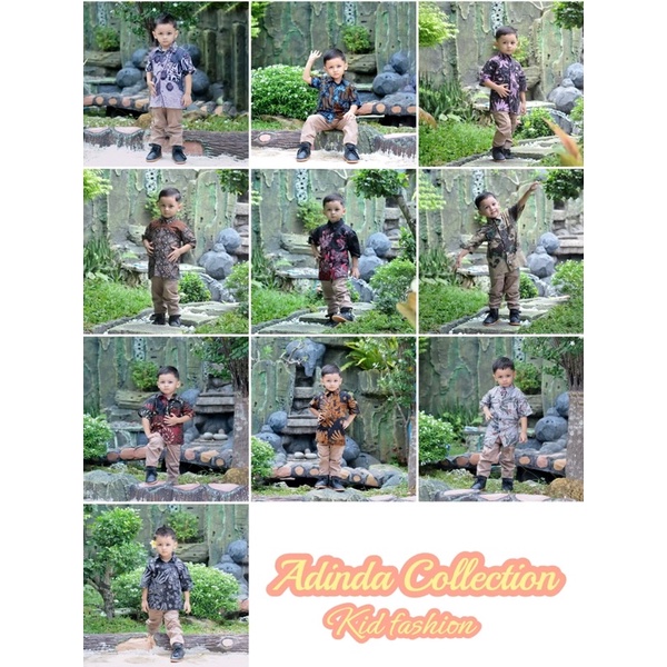 KEMEJA BATIK ANAK LAKI-LAKI 2-13TAHUN