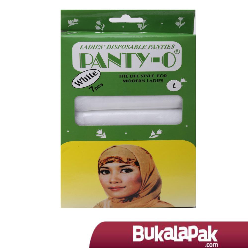 Panty-O Disposable Panties Celana Dalam Wanita Sekali Pakai Untuk Bepergian Umroh dan Haji [XL]