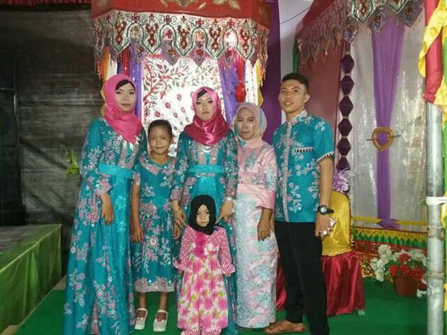 Restok Sarimbit Batik Couple Kd Melati Warna Seragam Batik Keluarga Batik Modern Gamis Batik Anak