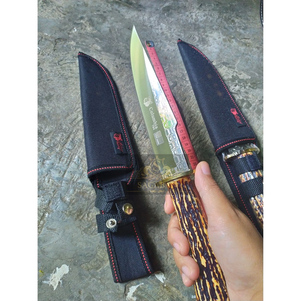 pisau colombia gagang tanduk bulat