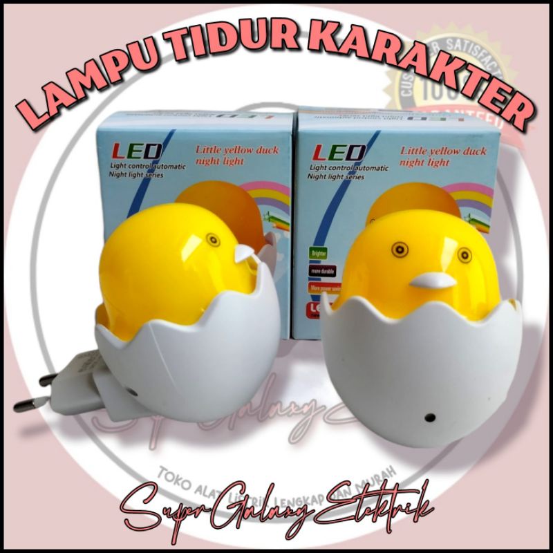 Lampu Tidur Karakter (Putih)