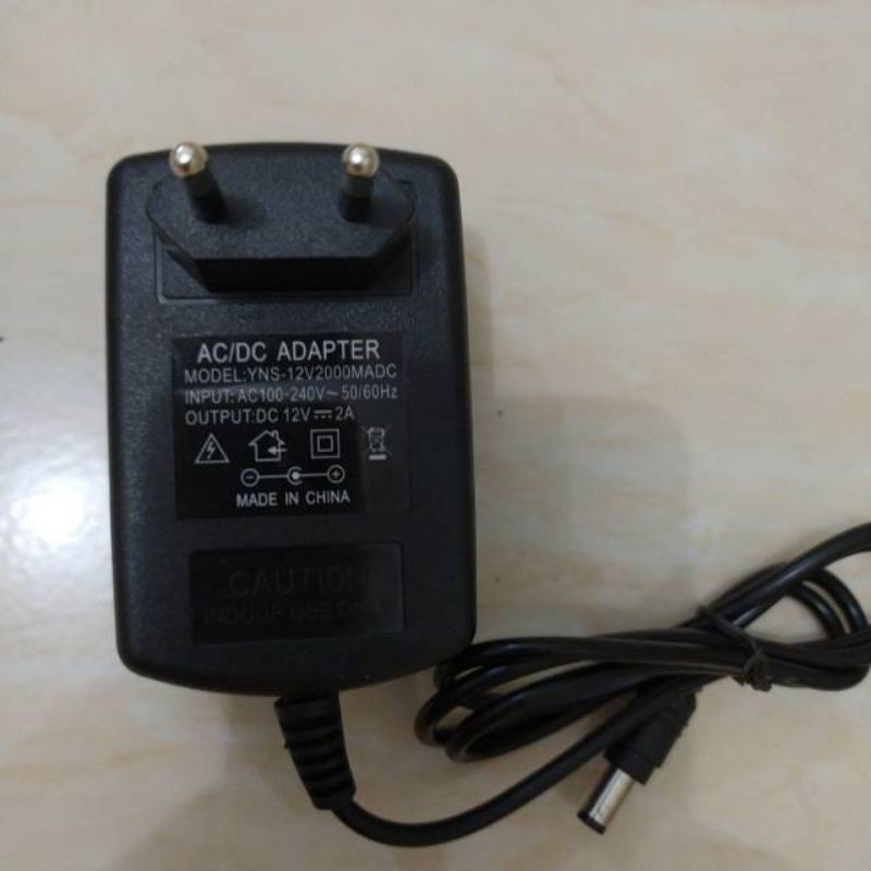 Power adaptor 12 V 2A ORIGINAL/ Adaptor 12V 2A Original CCTV / Lampu 12V 2A Termurah