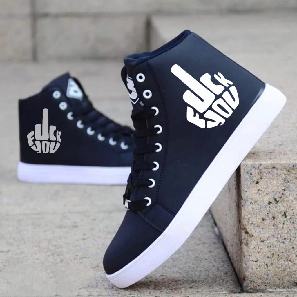 value pack sepatu pria semi boots korea hard sneakers