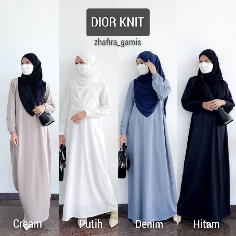 GAMIS DIOR KNIT ORI SEKARARUM FASHION