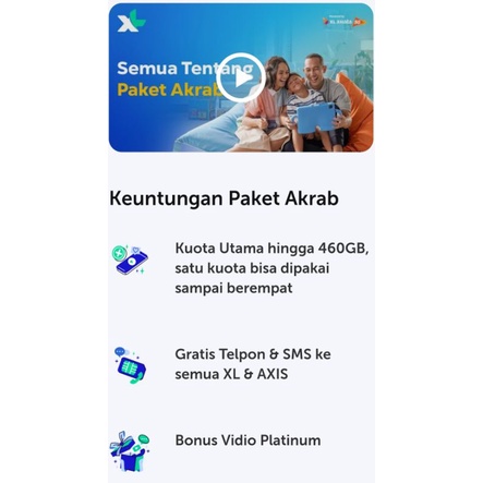 Jasa Unlimited XL akrab
