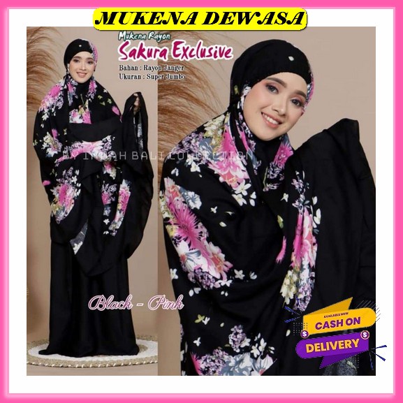 Mukena Rukuh Wanita Dewasa Remaja Cantik Murah Mewah Premium Terbaru 2022 Model Kekinian Polos Bahan