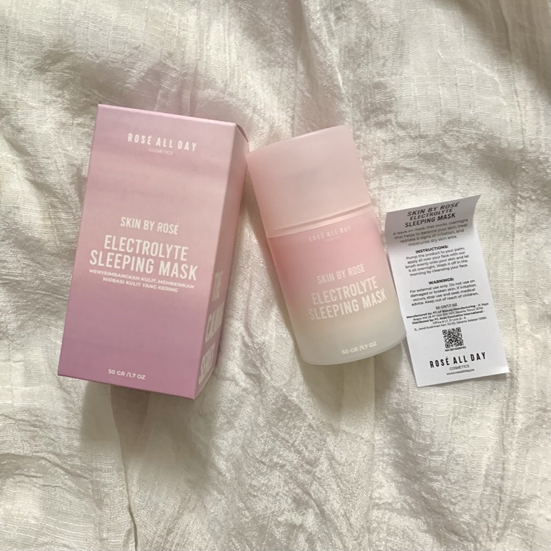 Electrolyte Sleeping Mask Rose All Day