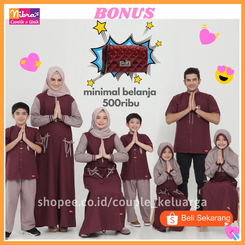 Gambar Kartun Ayah Ibu Dan Anak Muslim