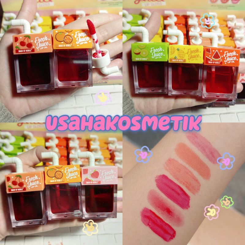 ECER!! IMAN OF NOBLE LIP TINT GELAS  ES CREAM/CONE MATTE GLOSSY NO. 7040/ 7071A