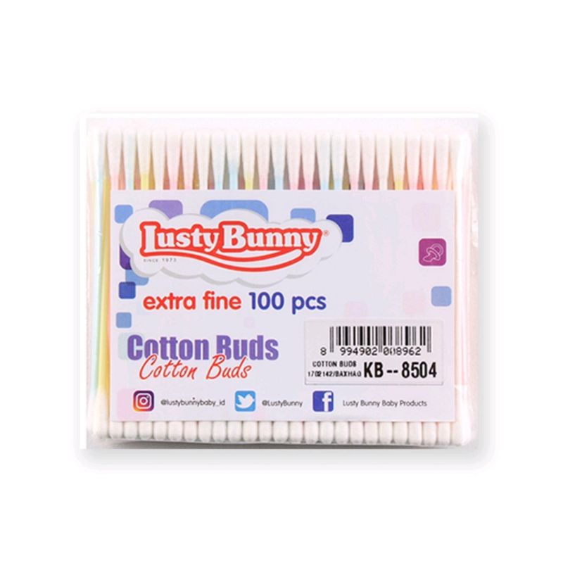 Cotton buds bayi Lusty Bunny / Korek kuping bayi Lusty Bunny isi 100