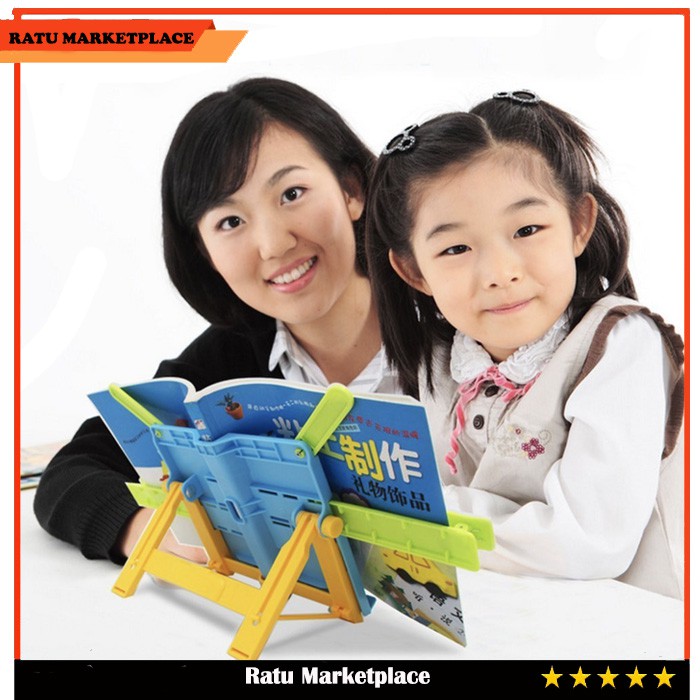 A30 Bookstand Portable Sandaran buku Anak Perlengkapan A30 Bookstand Portable Sandaran buku Anak Perlengkapan