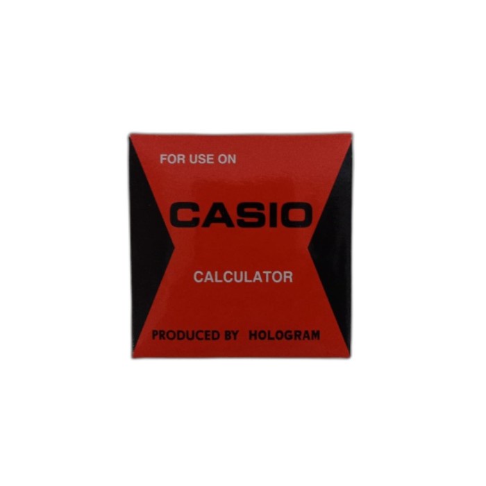 

Pita Kalkulator Casio Hologram