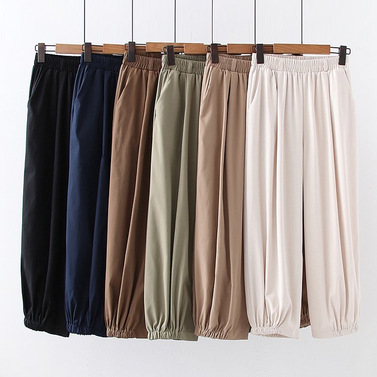 HARUKA PANTS - celana bahan jatoh / celana wanita / celana panjang / pants murah / celana wolfis