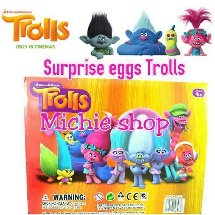 Surprise Eggs Trolls / Telor Trolls / Telur Trolls