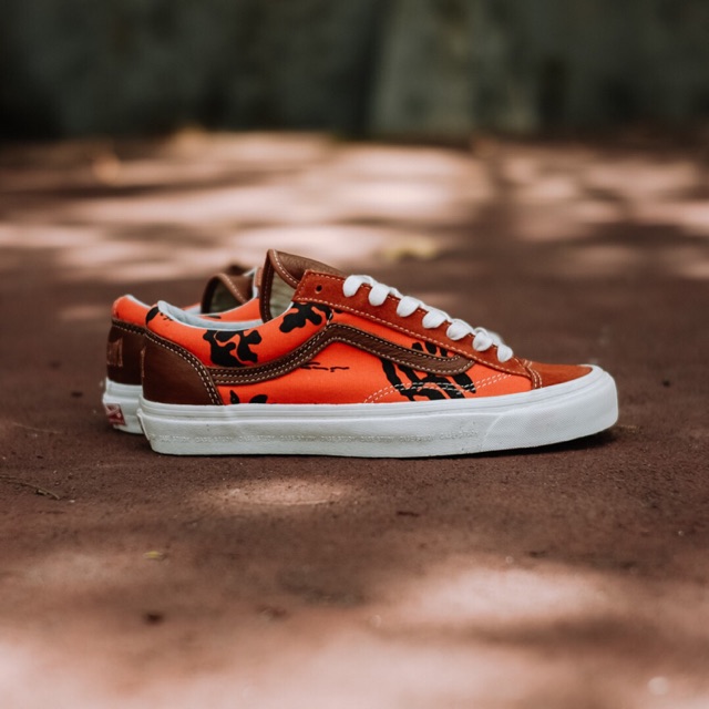 SALE Sneakers Vans Vault Style 36 LX x Modernica Leather Brown Original 100%