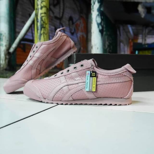 ONITSUKA TIGER MEXICO 66 SLIP ON PINK LEATHER