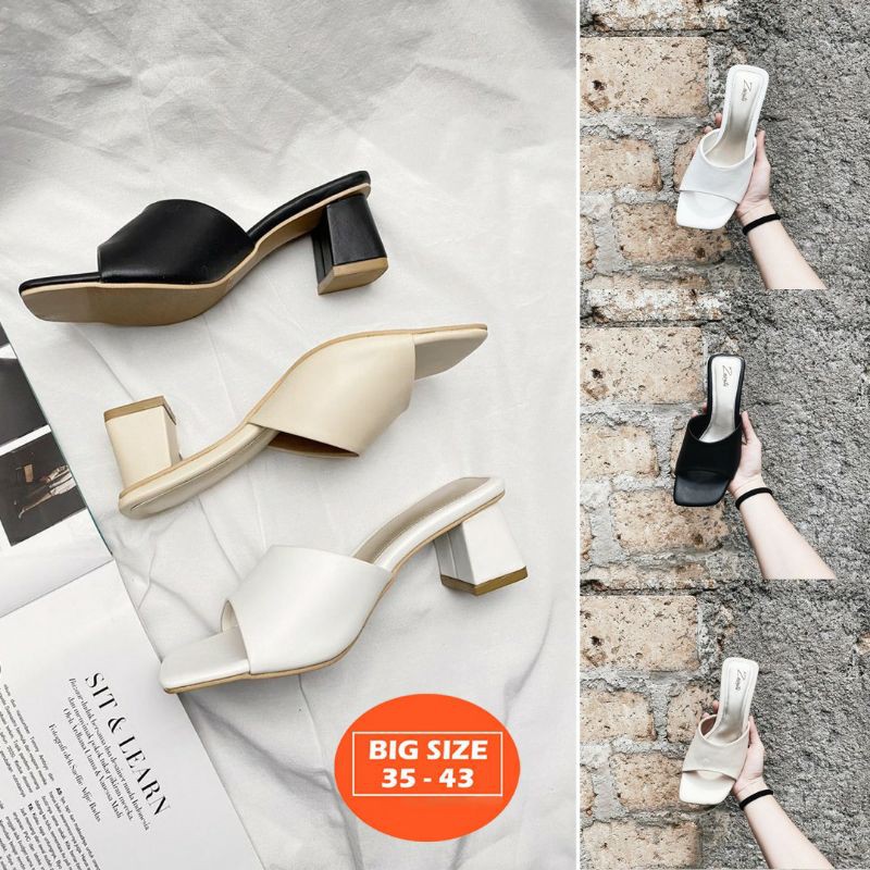 sandal wanita hak tahu 5 cm jumbo bigsize ZVT 174