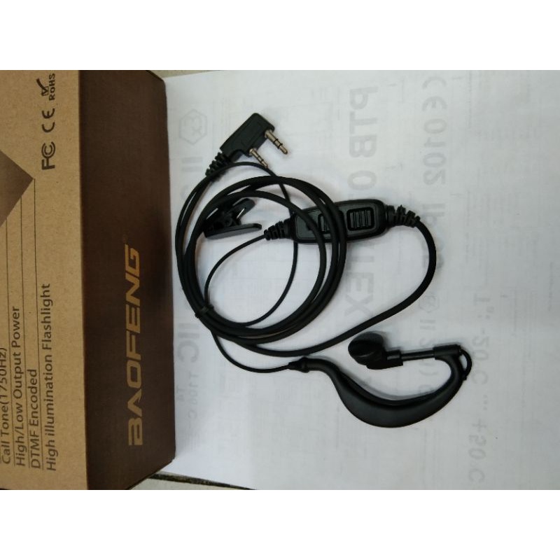 earphone headset ht baofeng uv 5r uv 82 H6 original murah