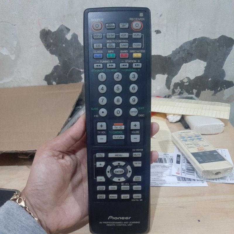 REMOTE REMOT DVD SYSTEM PIONEER ORIGINAL ASLI