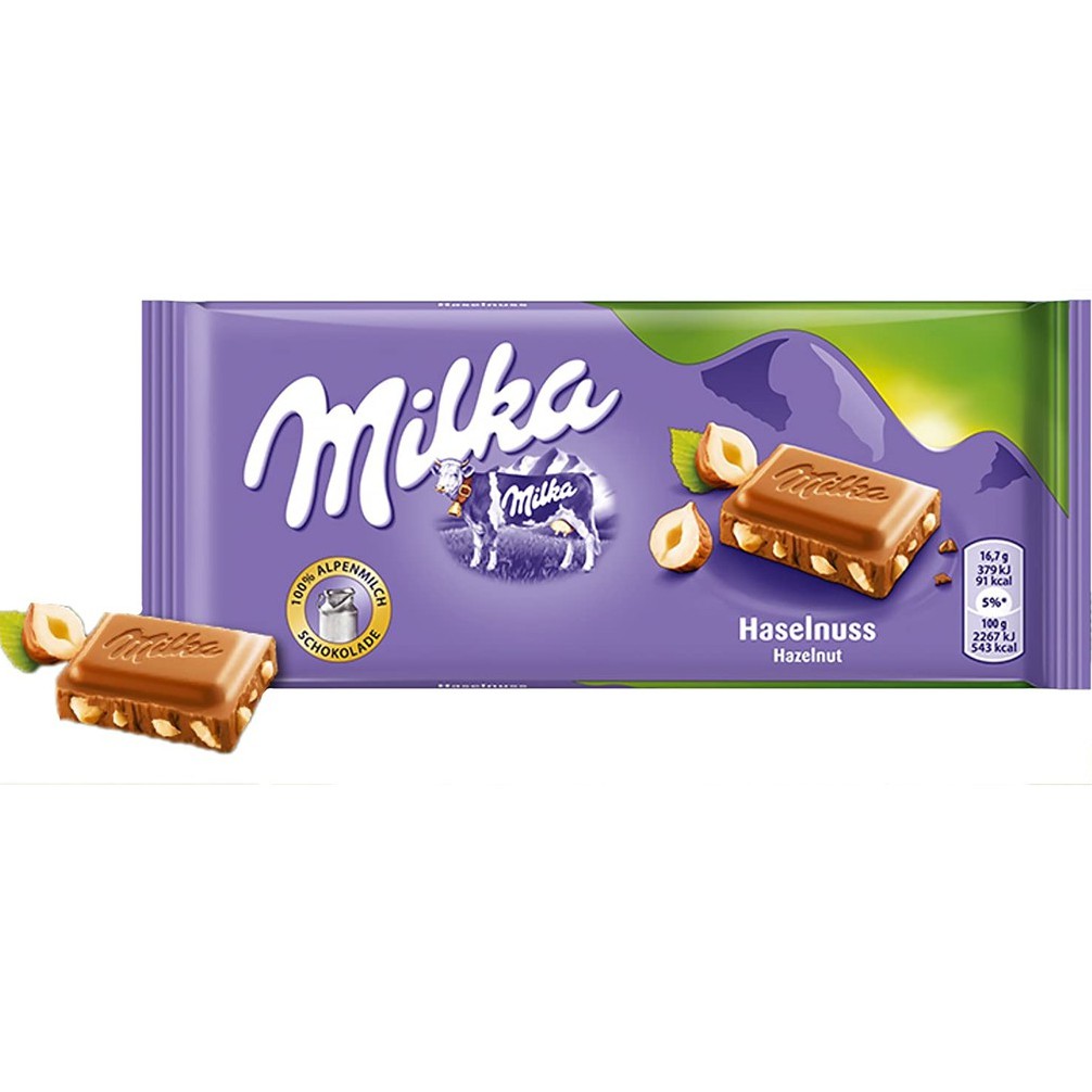 

MILKA HAZELNUT (Milka Fındıklı Çikolata)