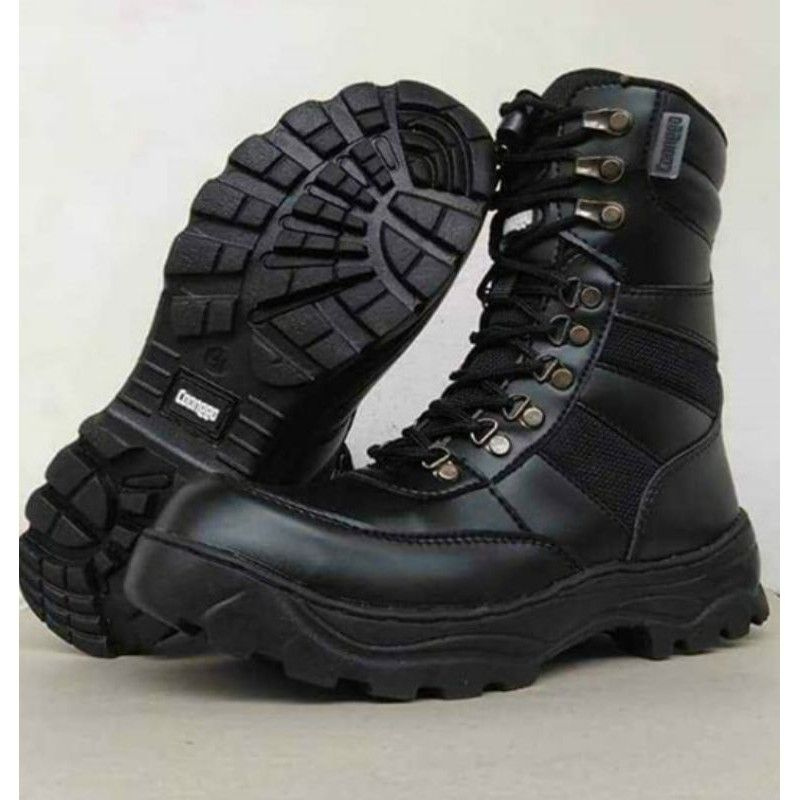 Sepatu Pdl tactical ujung plat besi Terlaris model 511 Caanggo militery