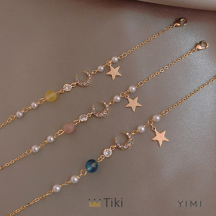 Gelang Serut Korea fashion berlian imitasi lingkaran tangan rantai bracelet gelang serut Dapat disesuaikan Aksesoris Wanita - SD-7