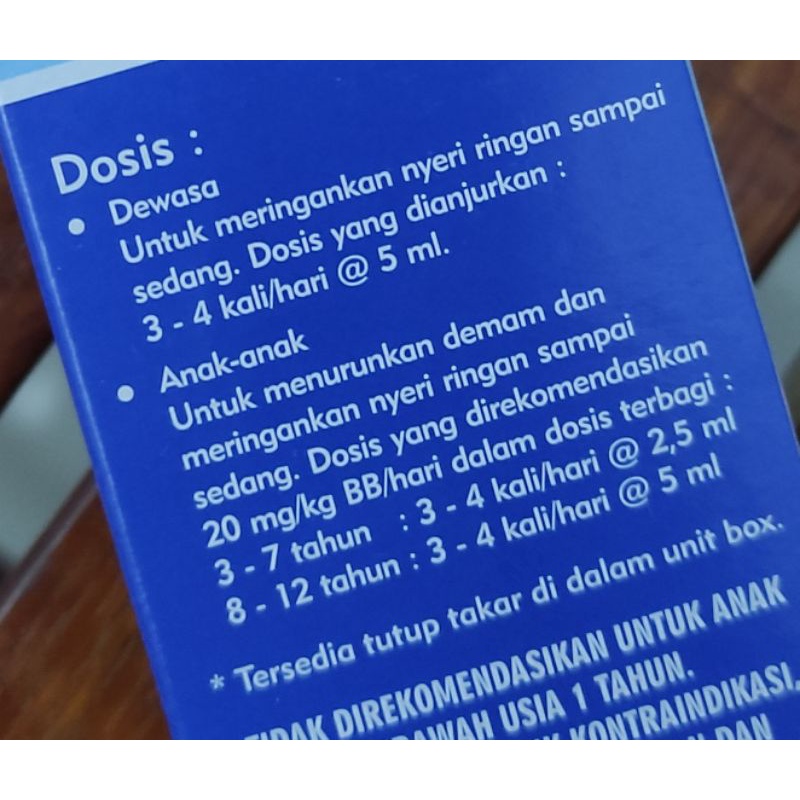 Proris Forte Sirup / Obat Pereda Nyeri / Sakit Gigi / Sakit Kepala