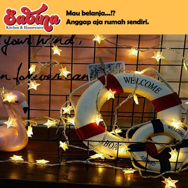 Lampu Hias Dekorasi Star Light String Twinkle 20 LED ANBLUB