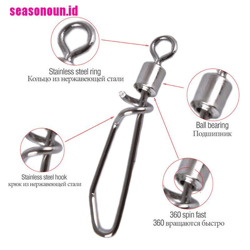 (seasonoun) 50 Pcs Kili-Kili Konektor Umpan Pancing